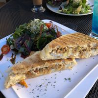 Tofu bulgogi panini at Vegetus 베제투스 in Seoul