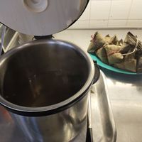 Free soup, vegan dumplings at Long Mun Chai Vegetarian Restaurant in Sitiawan