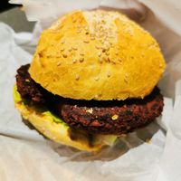Rustic cheese burguer at Veggie's World in Andorra La Vella