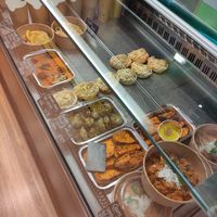 Menu selection at Veggie's World in Andorra La Vella