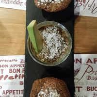 gluten free vegan cupcakes and avocado mousse at Veggie's World in Andorra La Vella