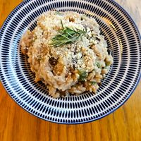 Mushroom risotto at Veggie's World in Andorra La Vella
