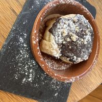 Roll de canyella i xocolata   at Veggie's World in Andorra La Vella