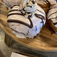 Cookie Dough Donur at Beards Coffee Bar & Bakery in Sudbury