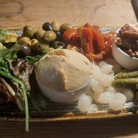 The Veg Mediterranean Platter. at Peter Tavy Inn in Peter Tavy