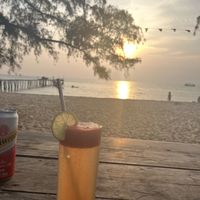 Lovely setting and fair few vegan options!  at Lazy Beach in Koh Rong