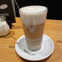 Latte macchiato  #Veganuary at Baristaz Coffee Heroes - Bahnhofplatz in Koblenz
