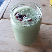 Green smoothie  at Haven in Tunbridge Wells