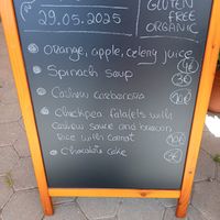 Specials board 29.05.2025 at PurEssence in Alvor