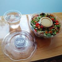 huge and tasty salad at SMAK - Granville St in Vancouver