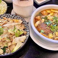 Hủ tiếu xào & bún riêu   at Huong Viet in Footscray