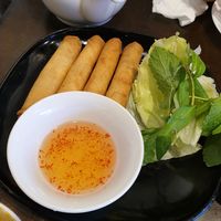 Spring rolls at Huong Viet in Footscray