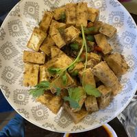 Lemongrass tofu  at Huong Viet in Footscray