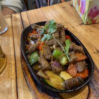 Sizzling beef   at Huong Viet in Footscray