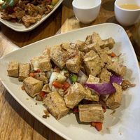 Salt and pepper tofu   at Huong Viet in Footscray
