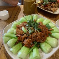 Chair siu pork  at Huong Viet in Footscray