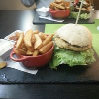 Seitan Burger at Marsim Bistrobarante in Mallorca