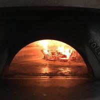 inside of oven at Pistarro in Frederick