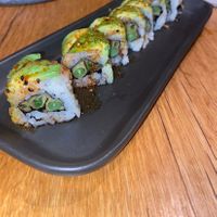 green machine! (tempura green bean)  at Bamboo Sushi in Portland