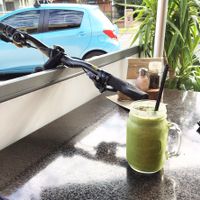 Smoothie and juice options abound! at Jerf Whole Food Cafe in Lorn