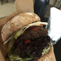 Beetroot Burger  at Vegano Hooligano in Ivano-frankivsk