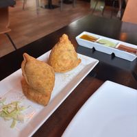 Pakora - huge  at Namaste Indian Restaurant in Athens