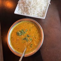 Dahl & rice  at Namaste Indian Restaurant in Athens