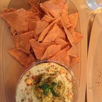 avocado hummus  at Chickpeas in Ottawa