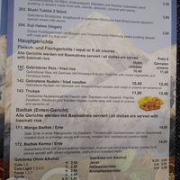 Menu 4 at Himalaya Sherpa in Wiesbaden