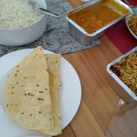 Papadoms, veg jalfraazi, biryani at Himalaya Sherpa in Wiesbaden