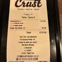   at Crust  in Liverpool