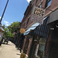 Outside of Juicy Lucy at Juicy Lucy Juice Bar in New York City