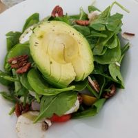 Mushroom salad at Vegan Express in South West London