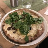 Mushroom and cheese  at Vegan Express in South West London