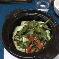 lemon grass tofu pot at Viet Chay Sala in Quang Ngai