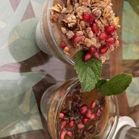 Dessert  at Café Vert in Lyon