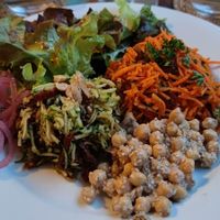 Main dish at Café Vert in Lyon