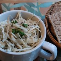 Entre. White cabbage salad. at Café Vert in Lyon