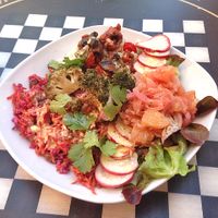 plat froid du jour at Café Vert in Lyon