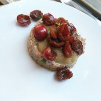 Amazing cherry pie, yummy! at Café Vert in Lyon