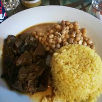 Plat principal with eggplant at Café Vert in Lyon