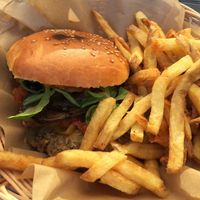 Spicey burger at Holy Moly in Rouen