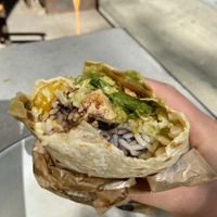 Delicious Burrito with guacamole 🥑  at Max & Benito - Wipplingerstrasse in Vienna