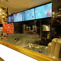 inside at Basil Box in Toronto