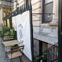 The almost-hidden entrance at Pure Ktchn in New York City