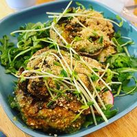 Mushroom Ragout Tartines   at Pure Ktchn in New York City