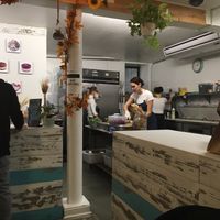 As you can see, the make the food in front of you.  at Pure Ktchn in New York City