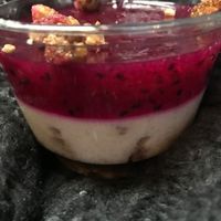 Pink dragon cheesecake at Pure Ktchn in New York City