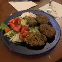 Lentil Falafel at Label Bar in Madrid
