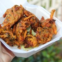 Pakora at Sitar Indian Cuisine in Durham